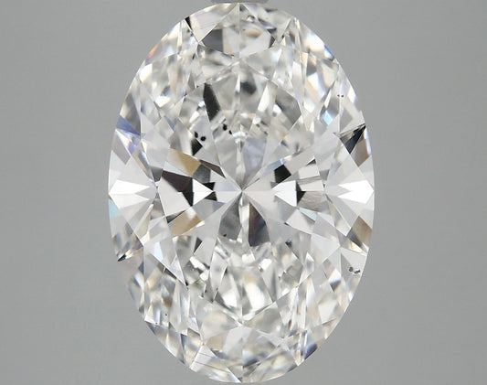 Lab-Grown Oval Diamond - 5.08 Carats, F Color, VS2 Clarity - Certified by IGI - Report Number: LG689591666