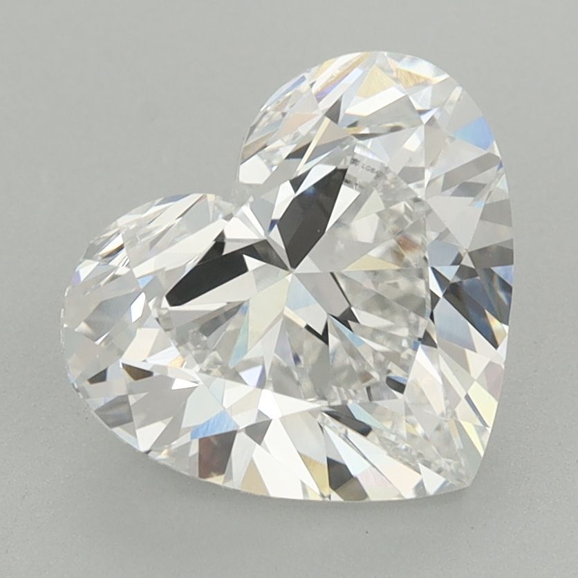 Lab-Grown Heart Diamond - 3.01 Carats, F Color, VVS2 Clarity - Certified by IGI - Report Number: LG644417075