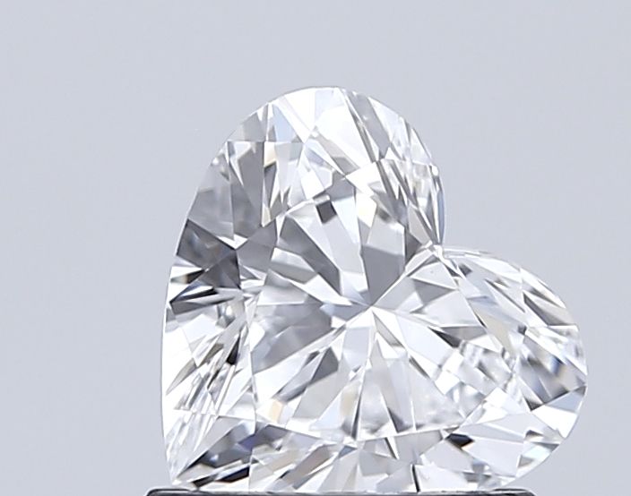 Lab-Grown Heart Diamond - 0.96 Carats, D Color, VVS2 Clarity - Certified by IGI - Report Number: LG652427920