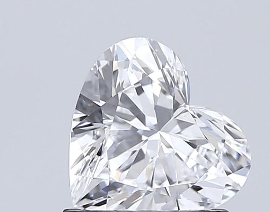 Lab-Grown Heart Diamond - 0.96 Carats, D Color, VVS2 Clarity - Certified by IGI - Report Number: LG652427920