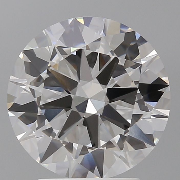Lab-Grown Round Diamond - 3.07 Carats, F Color, VVS2 Clarity - Certified by IGI - Report Number: LG671456472