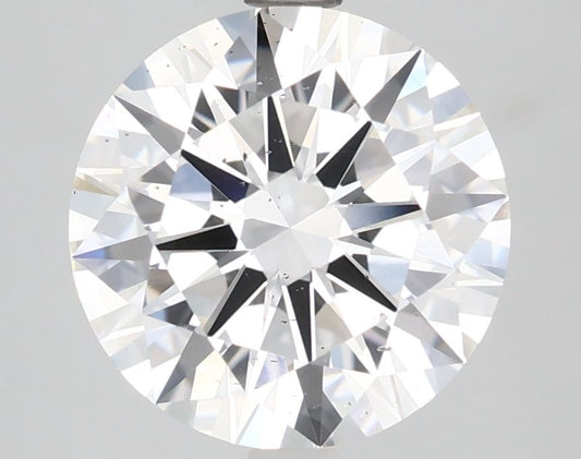 Lab-Grown Round Diamond - 3.5 Carats, F Color, VS2 Clarity - Certified by IGI - Report Number: LG627412919
