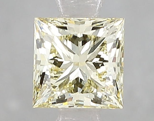 Lab-Grown Princess Diamond - 1.05 Carats, Fancy Yellow Color, VS1 Clarity - Certified by IGI - Report Number: LG658481083