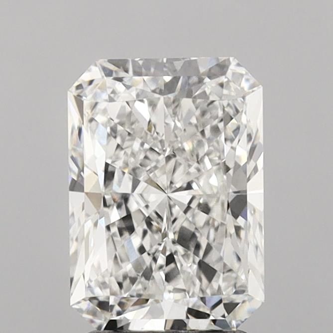 Lab-Grown Radiant Diamond - 2.5 Carats, E Color, VVS2 Clarity - Certified by IGI - Report Number: LG680534324