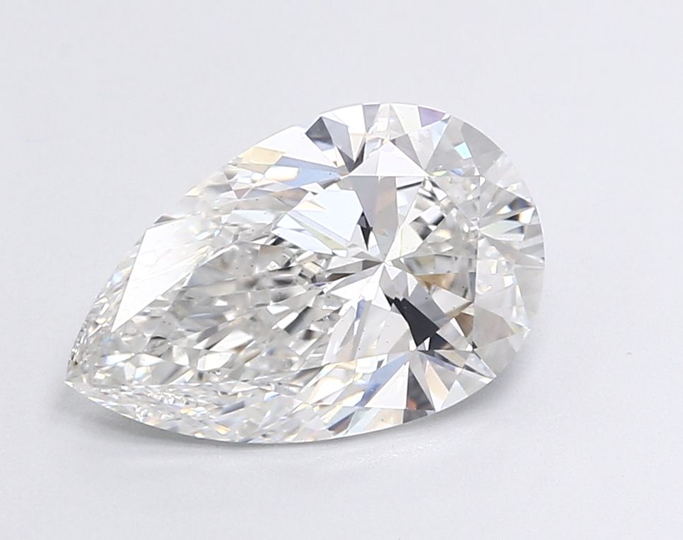 Lab-Grown Pear Diamond - 3.46 Carats, E Color, VS2 Clarity - Certified by IGI - Report Number: LG620493593