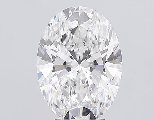 Lab-Grown Oval Diamond - 5.09 Carats, E Color, VS2 Clarity - Certified by IGI - Report Number: LG683583625