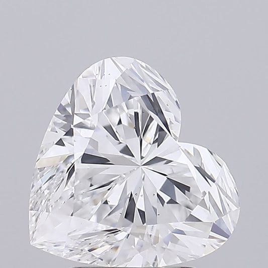 Lab-Grown Heart Diamond - 3.04 Carats, E Color, VS2 Clarity - Certified by IGI - Report Number: LG687581891