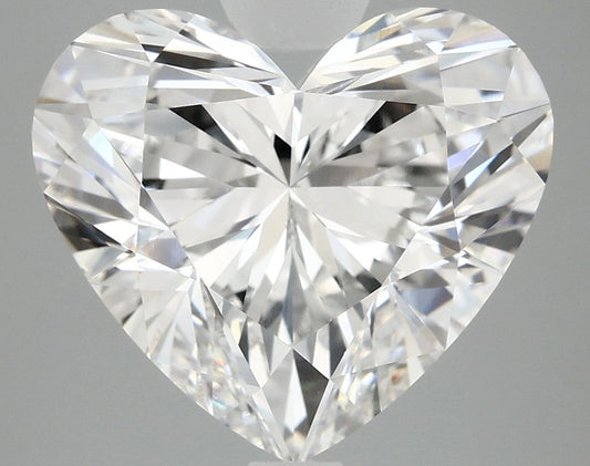 Lab-Grown Heart Diamond - 6.07 Carats, E Color, VVS2 Clarity - Certified by IGI - Report Number: LG713539937