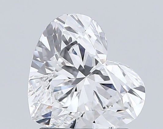 Lab-Grown Heart Diamond - 1.54 Carats, E Color, VS2 Clarity - Certified by IGI - Report Number: LG688502128