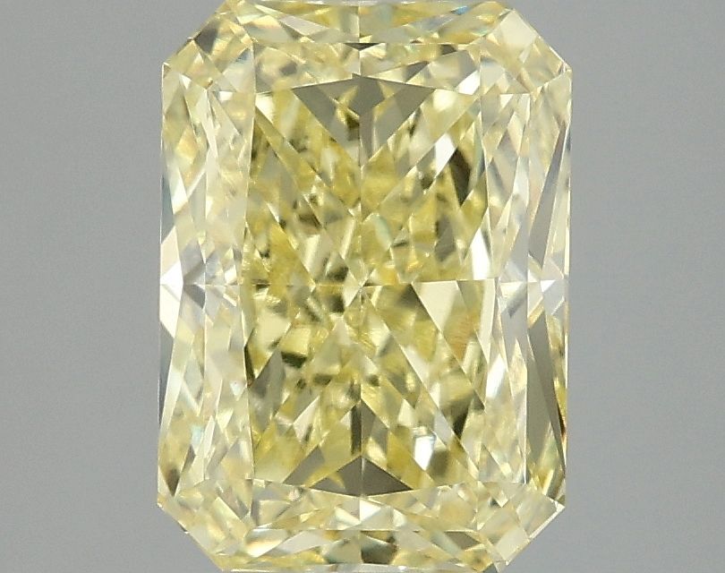 Lab-Grown Radiant Diamond - 2.97 Carats, Fancy Vivid Yellow Color, VVS2 Clarity - Certified by IGI - Report Number: LG692509816