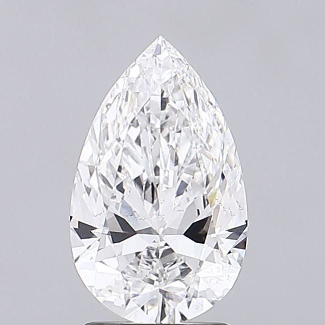 Lab-Grown Pear Diamond - 2.0 Carats, E Color, VS2 Clarity - Certified by IGI - Report Number: LG683538571