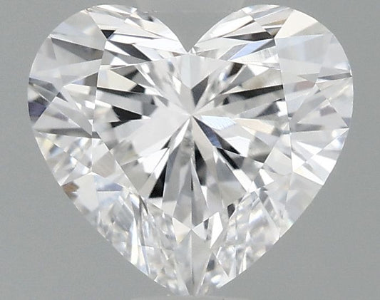 Lab-Grown Heart Diamond - 0.9 Carats, D Color, VVS2 Clarity - Certified by IGI - Report Number: LG692527427