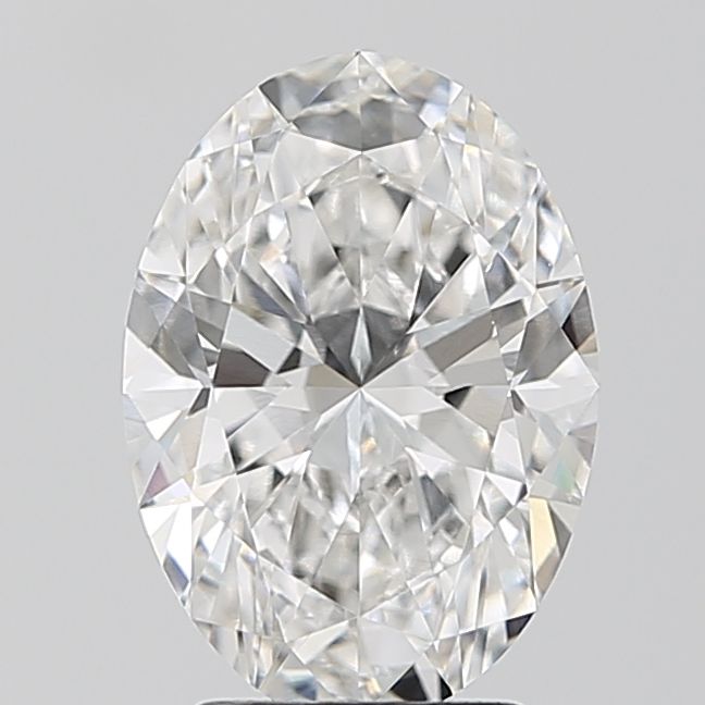 Lab-Grown Oval Diamond - 2.53 Carats, F Color, VVS2 Clarity - Certified by IGI - Report Number: LG686508681