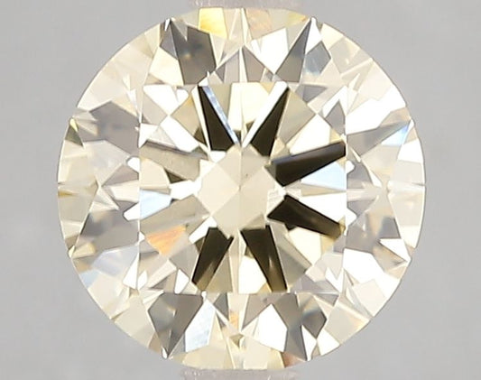 Lab-Grown Round Diamond - 2.01 Carats, Fancy Intense Brownish Yellow Color, VS1 Clarity - Certified by IGI - Report Number: LG655454160