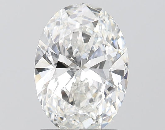 Lab-Grown Oval Diamond - 1.56 Carats, F Color, VVS2 Clarity - Certified by IGI - Report Number: LG675563833
