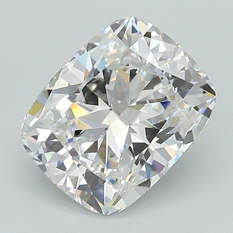 Lab-Grown Cushion Diamond - 2.55 Carats, E Color, VVS2 Clarity - Certified by GIA - Report Number: 2504255133