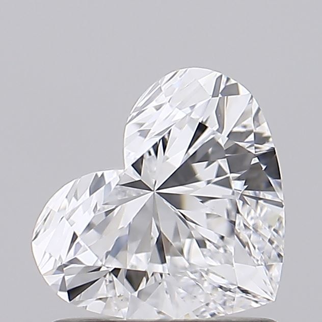 Lab-Grown Heart Diamond - 0.98 Carats, D Color, VVS2 Clarity - Certified by IGI - Report Number: LG704577155