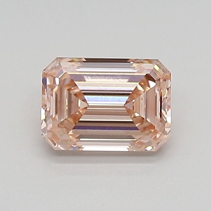 Lab-Grown Emerald Diamond - 0.75 Carats, Fancy Intense Pink Color, VVS1 Clarity - Certified by IGI - Report Number: LG683527372