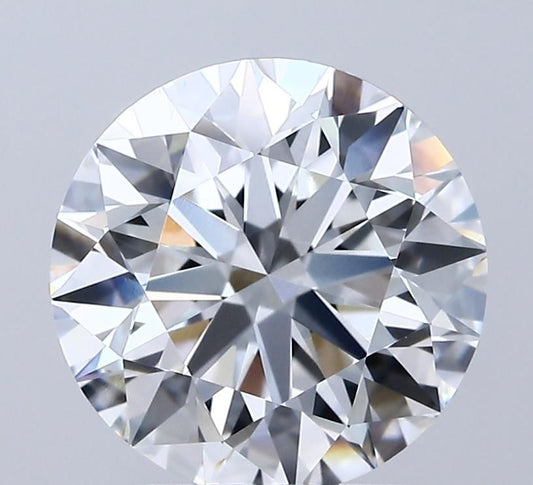 Lab-Grown Round Diamond - 2.53 Carats, E Color, VVS2 Clarity - Certified by IGI - Report Number: LG693531830