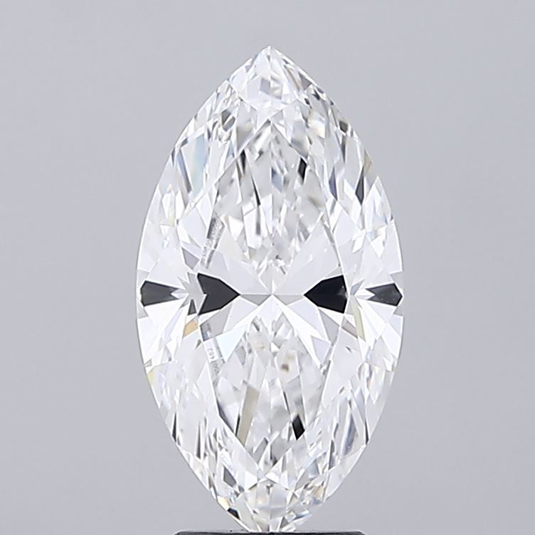 Lab-Grown Marquise Diamond - 3.57 Carats, D Color, VVS2 Clarity - Certified by IGI - Report Number: LG689507482