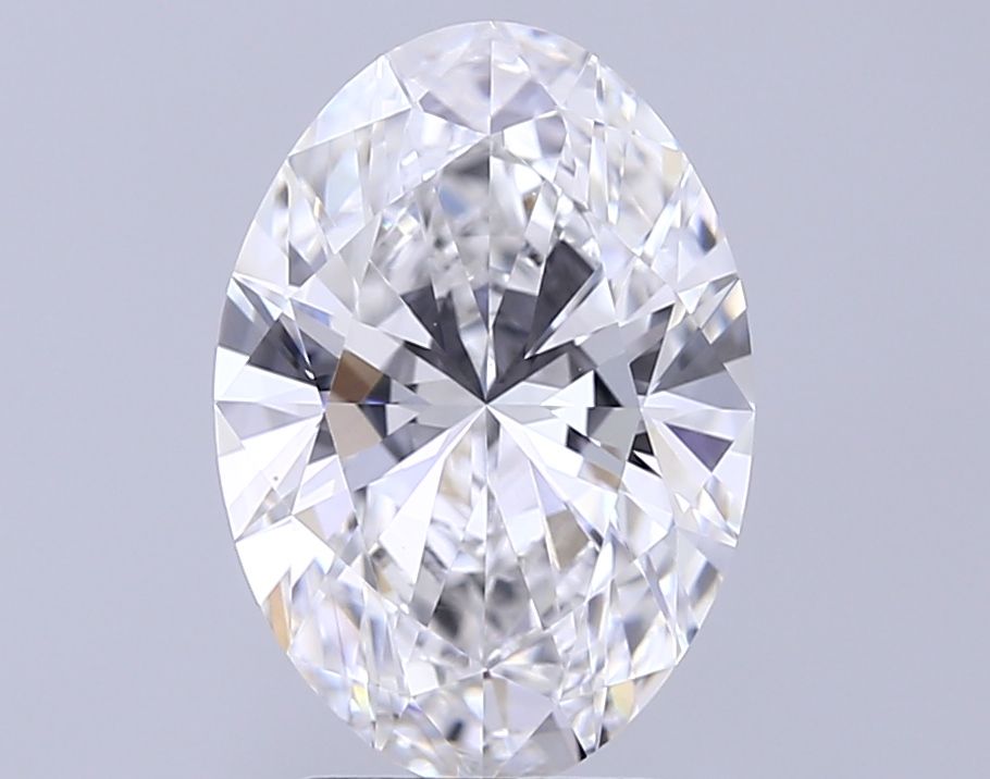 Lab-Grown Oval Diamond - 3.53 Carats, E Color, VVS2 Clarity - Certified by IGI - Report Number: LG717594735