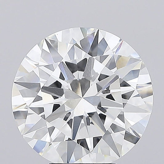 Lab-Grown Round Diamond - 7.01 Carats, E Color, VVS2 Clarity - Certified by IGI - Report Number: LG700508076