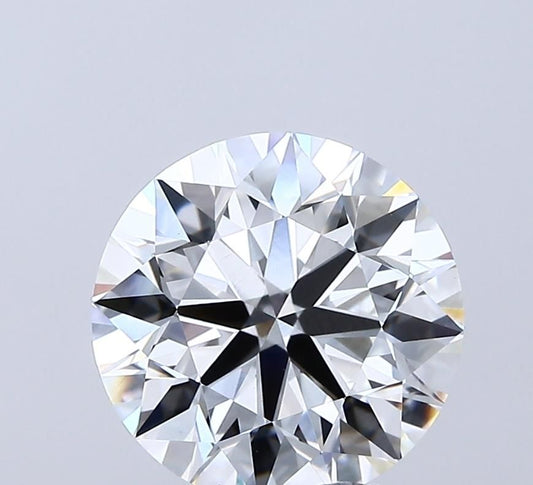 Lab-Grown Round Diamond - 3.01 Carats, F Color, VVS2 Clarity - Certified by IGI - Report Number: LG691530127
