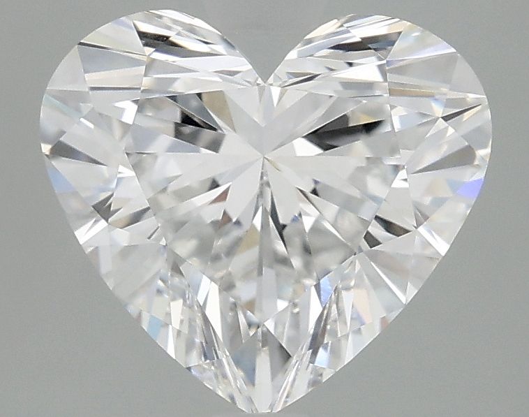 Lab-Grown Heart Diamond - 2.47 Carats, D Color, VVS2 Clarity - Certified by IGI - Report Number: LG693529107