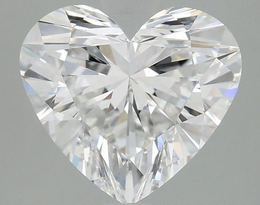 Lab-Grown Heart Diamond - 2.47 Carats, D Color, VVS2 Clarity - Certified by IGI - Report Number: LG693529107