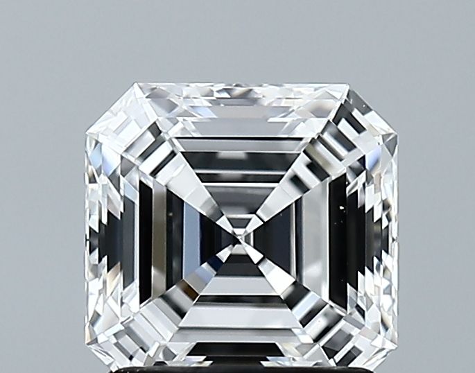 Lab-Grown Asscher Diamond - 1.62 Carats, E Color, VVS2 Clarity - Certified by GIA - Report Number: 6505956137