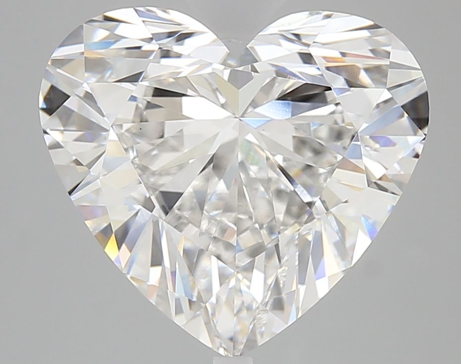 Lab-Grown Heart Diamond - 6.02 Carats, E Color, VVS2 Clarity - Certified by IGI - Report Number: LG712590158