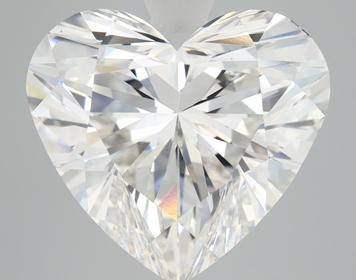 Lab-Grown Heart Diamond - 7.26 Carats, F Color, VS1 Clarity - Certified by IGI - Report Number: LG592361356