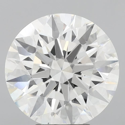 Lab-Grown Round Diamond - 5.03 Carats, F Color, VS2 Clarity - Certified by IGI - Report Number: LG717507687