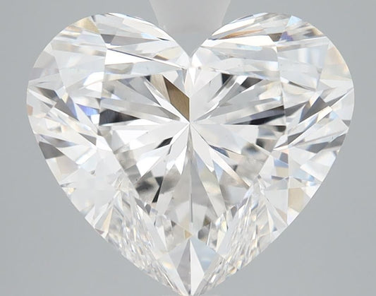 Lab-Grown Heart Diamond - 4.62 Carats, F Color, VS1 Clarity - Certified by IGI - Report Number: LG588349264