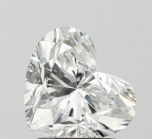 Lab-Grown Heart Diamond - 2.03 Carats, F Color, VVS1 Clarity - Certified by IGI - Report Number: LG678532989