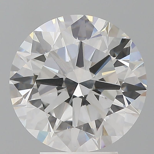 Lab-Grown Round Diamond - 4.51 Carats, F Color, VS1 Clarity - Certified by IGI - Report Number: LG689572246