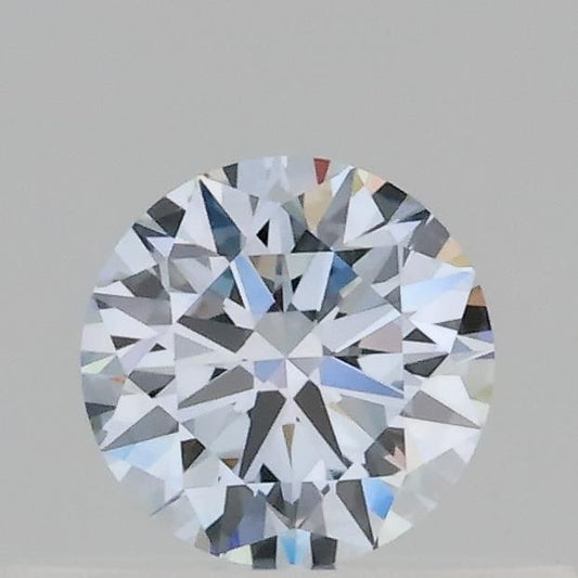 Lab-Grown Round Diamond - 0.28 Carats, Fancy Blue Color, VS1 Clarity - Certified by IGI - Report Number: LG689573694