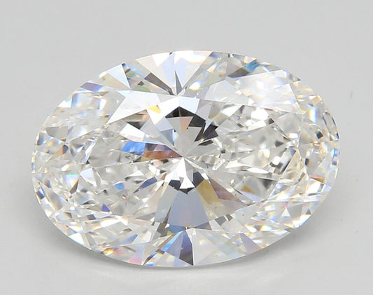 Lab-Grown Oval Diamond - 6.01 Carats, E Color, VS2 Clarity - Certified by IGI - Report Number: LG681550981