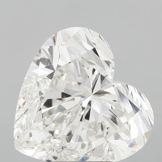 Lab-Grown Heart Diamond - 5.04 Carats, F Color, VS1 Clarity - Certified by IGI - Report Number: LG715594242