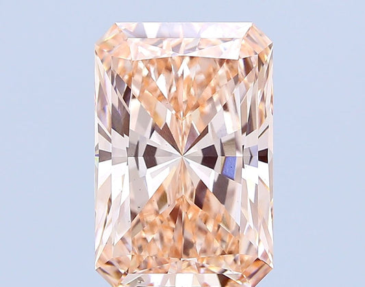 Lab-Grown Radiant Diamond - 8.15 Carats, Fancy Intense Pink Color, VS2 Clarity - Certified by IGI - Report Number: LG614338475