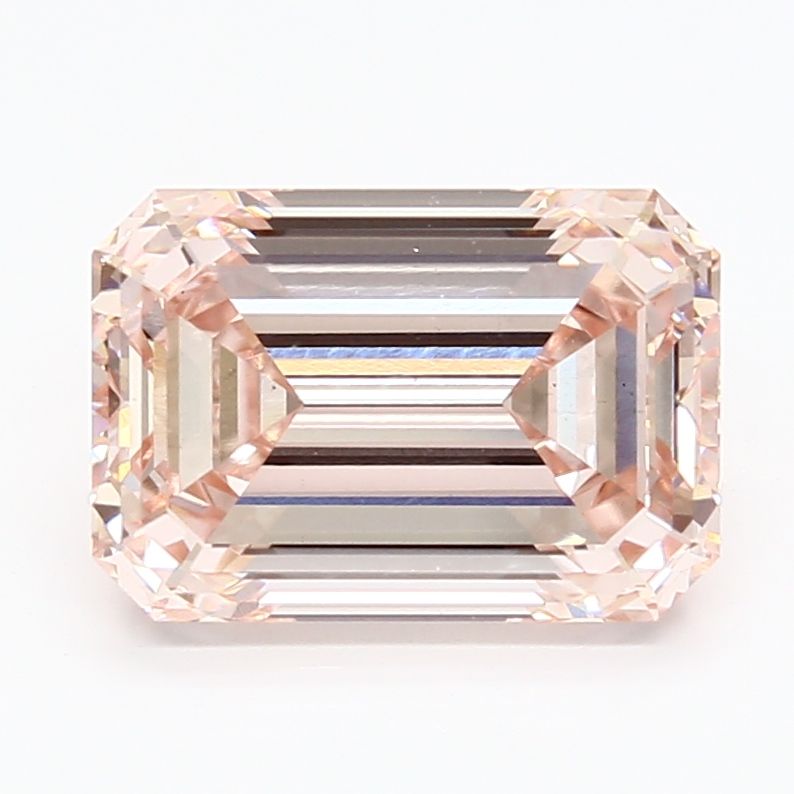 Lab-Grown Emerald Diamond - 4.01 Carats, Fancy Intense Pink Color, VS1 Clarity - Certified by IGI - Report Number: LG648491341