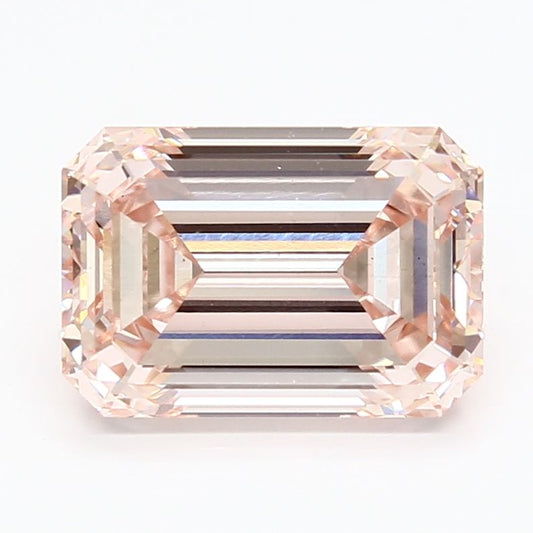 Lab-Grown Emerald Diamond - 4.01 Carats, Fancy Intense Pink Color, VS1 Clarity - Certified by IGI - Report Number: LG648491341
