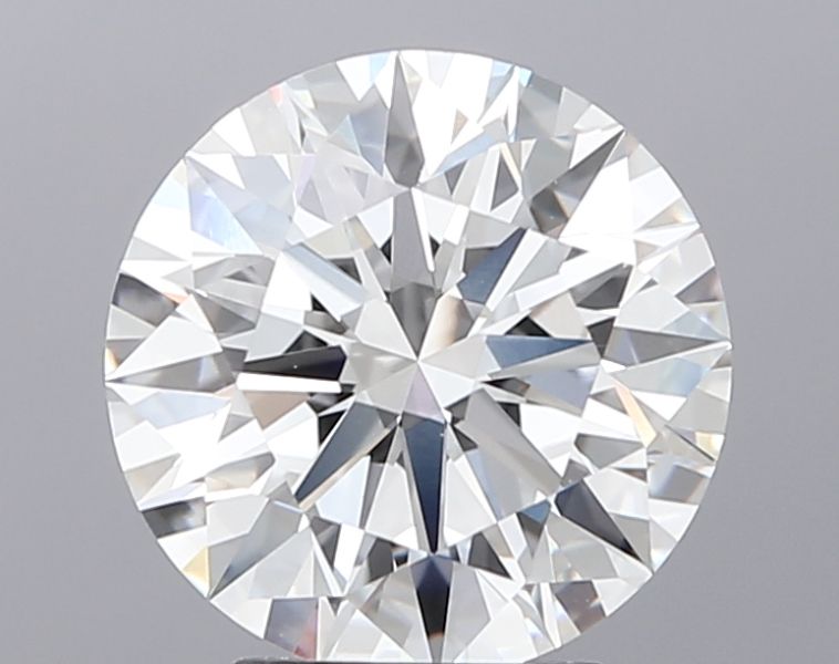 Lab-Grown Round Diamond - 3.6 Carats, D Color, VVS2 Clarity - Certified by GIA - Report Number: 7516668265