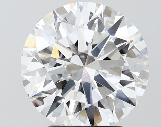 Lab-Grown Round Diamond - 3.53 Carats, E Color, VVS2 Clarity - Certified by IGI - Report Number: LG689555933