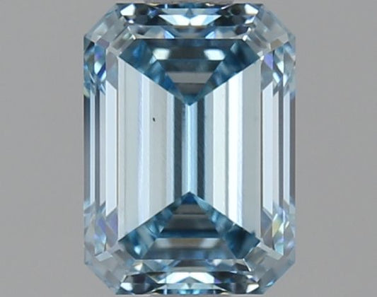 Lab-Grown Emerald Diamond - 1.47 Carats, Fancy Intense Blue Color, VS1 Clarity - Certified by IGI - Report Number: LG636431207