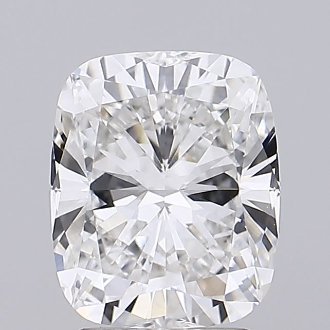 Lab-Grown Cushion Diamond - 2.52 Carats, F Color, VVS2 Clarity - Certified by IGI - Report Number: LG687528497