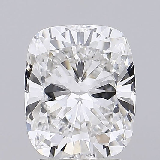 Lab-Grown Cushion Diamond - 2.52 Carats, F Color, VVS2 Clarity - Certified by IGI - Report Number: LG687528497