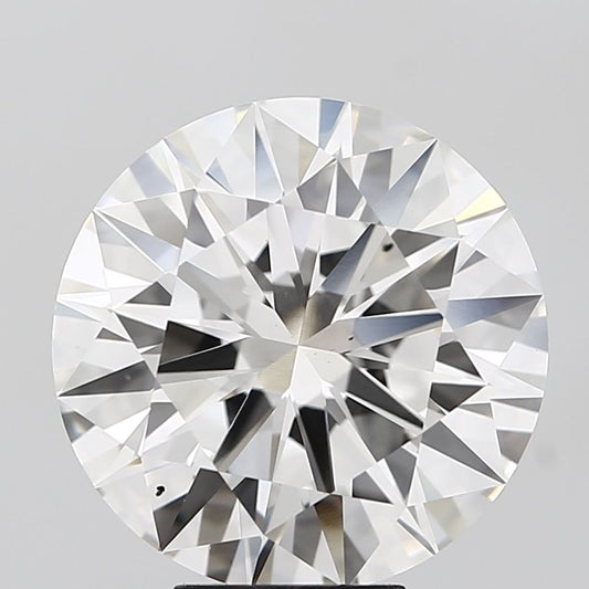 Lab-Grown Round Diamond - 7.52 Carats, F Color, VS2 Clarity - Certified by IGI - Report Number: LG705513575