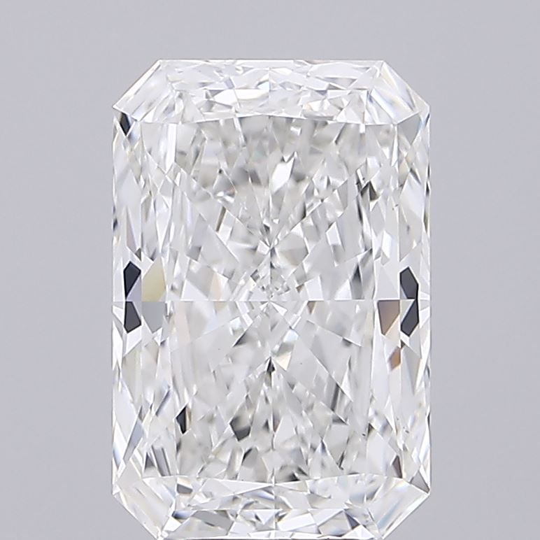 Lab-Grown Radiant Diamond - 7.05 Carats, F Color, VVS2 Clarity - Certified by IGI - Report Number: LG677547709