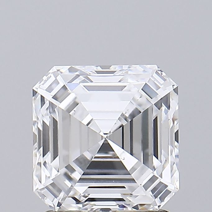 Lab-Grown Asscher Diamond - 1.55 Carats, D Color, VS2 Clarity - Certified by GIA - Report Number: 6492933827